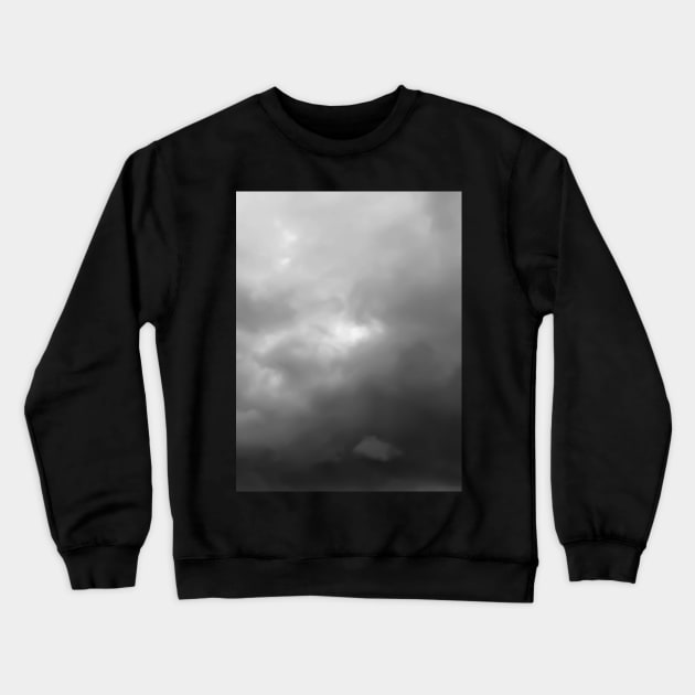 Dark grey sky rainy clouds. Crewneck Sweatshirt by FOGSJ